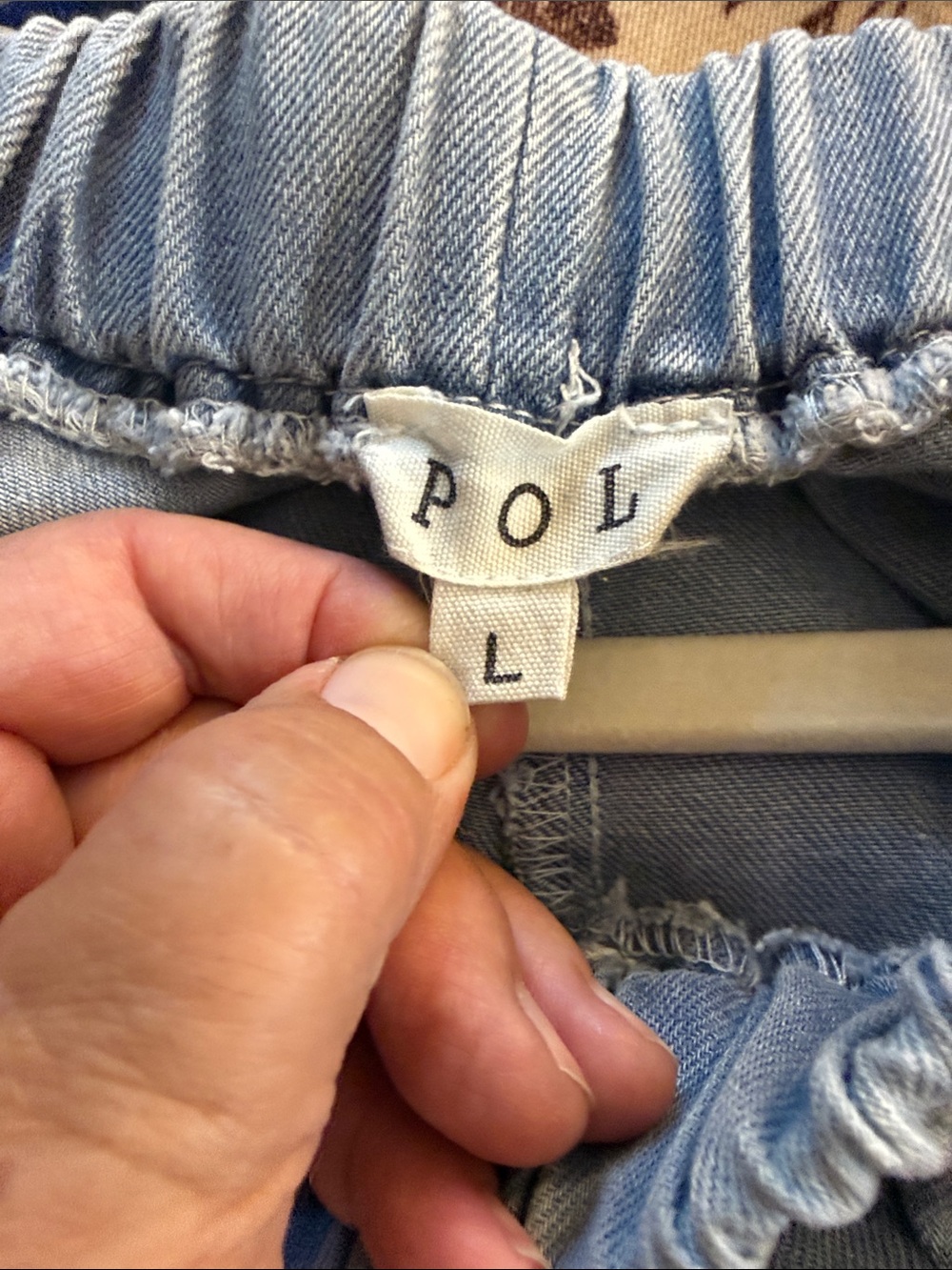 POL Denim Lightweight Pants - Patches, Embroidery/Rivets On Sides Never worn - Picture 6 of 6